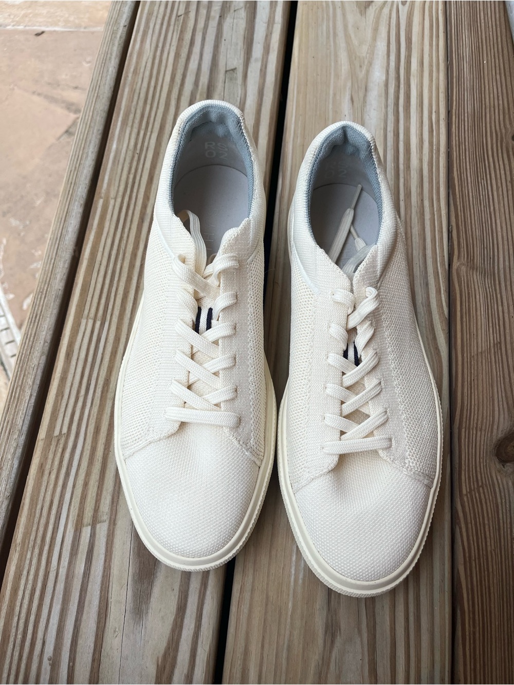 Rothy's RS02 Bone Low-Top Canvas Sneakers - Picture 7 of 7